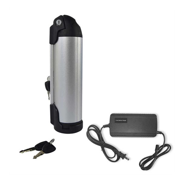 Kettle Ebike Bateria 48V 10AH 17.5AH Bicicleta elétrica Uso de lítio 18650 Bateria de garrafa de água para moto de bicicleta de montanha