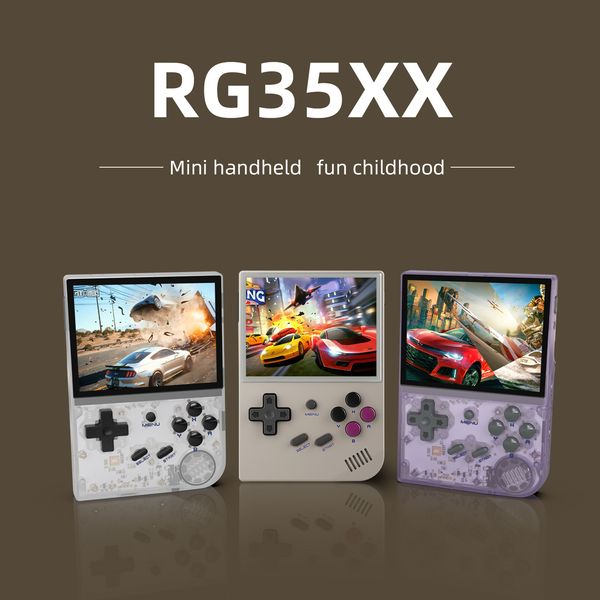 RG35XX Portátil Retrô Handheld Games Player Linux System Pocket Gaming Consoles