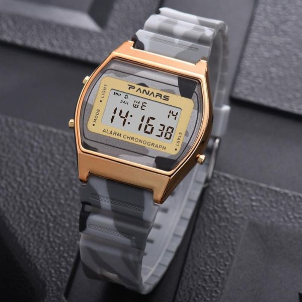 Orologi da polso SYNOKE Orologio digitale impermeabile da donna Orologi da donna Allarme Display a LED Sport 8127