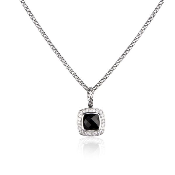 Heiße Verkäufe Schwarze Halsketten für Frauen Mann Granat DY Onyx Männer Kubanische Kette Kreuz dy Anhänger Designer Schmuck Amethyst Diamant Anhänger Party Geschenk