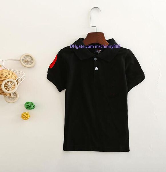 Erkek Kız Tasarımcı T-Shirt Mektubu Baskı Gündelik Yaz Çocukları Tişört Tees Tees Bebek Çocuk Giysileri