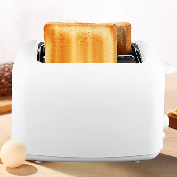 Making de pão de cozinha Mini -café da manhã Máquina de café da manhã automática 6 modos 2 Fatias Fabricantes Torros Removíveis Tabeiros de Bandejas