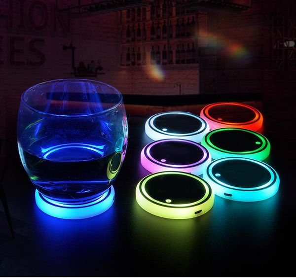 decorativo Auto luminosa acqua roller coaster colorata atmosfera di induzione lampada interni modifica LED gadget per auto luminose