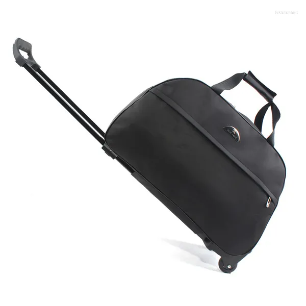 Maletas 2023 Maleta impermeable de gran capacidad y bolsas de viaje Ruedas Llevar en equipaje Carro Bolso Bolso Unisex Valises