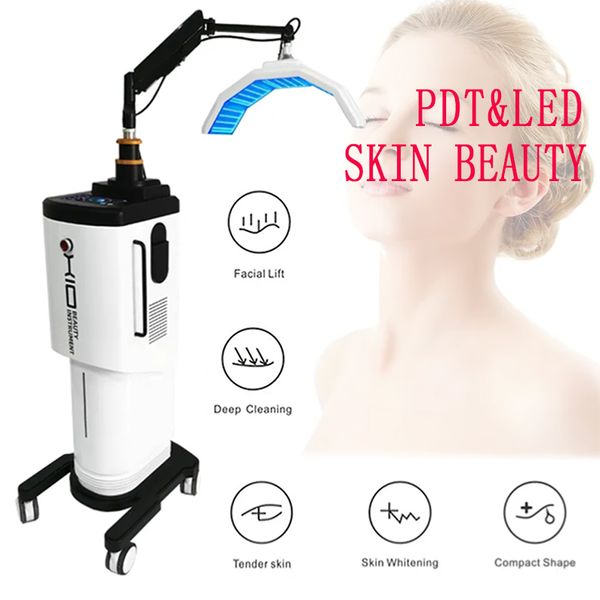 LED PDT professionale Macchina di bellezza per la cura della pelle Dispositivo di terapia bio-luce a infrarossi Migliora la circolazione sanguigna Bellezza del viso Antietà per l'uso in salone