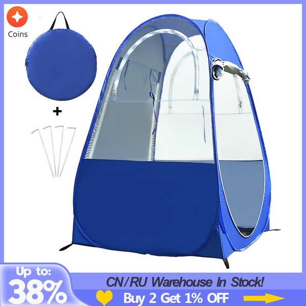 Tendas e abrigos tenda de pesca ao ar livre uvprotection pop up tenda de chuva de barraca única para acampamento ao ar livre portátil com bolsa de transporte j230223