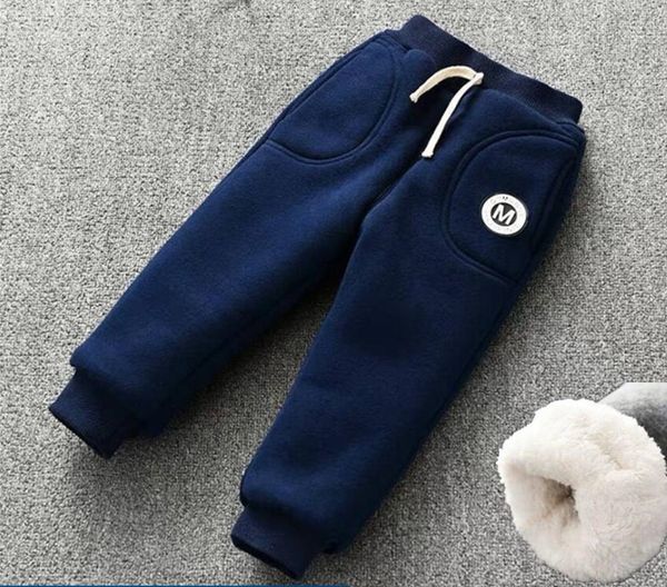 Leggings tights crianças Cordeiro grosso Cashmere Warm Whor Lão Pants Crianças Leggings Autumn Winter Roushers calças de bebê por 1-7 anos 230223