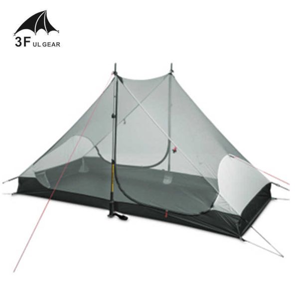 Tendas e abrigos 3f Ul Gear de alta qualidade 2 pessoas 3 temporadas e 4 temporadas interno de Lanshan 2 Out Camping Tent J230223