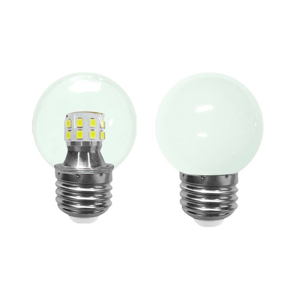 Lâmpadas noturnas de LED G45 E26 E27 Base 1W LEDS LUZ BULB