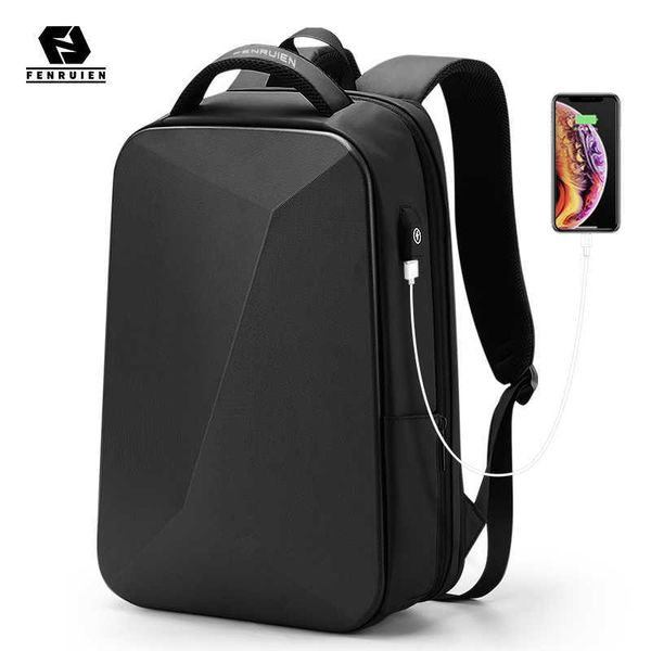 Rucksack Tasche Fenruien Mode Multifunktions Hard Shell Serie Rucksack Männer Anti Diebstahl Wasserdicht Laptop Business Reise Heißer 230223