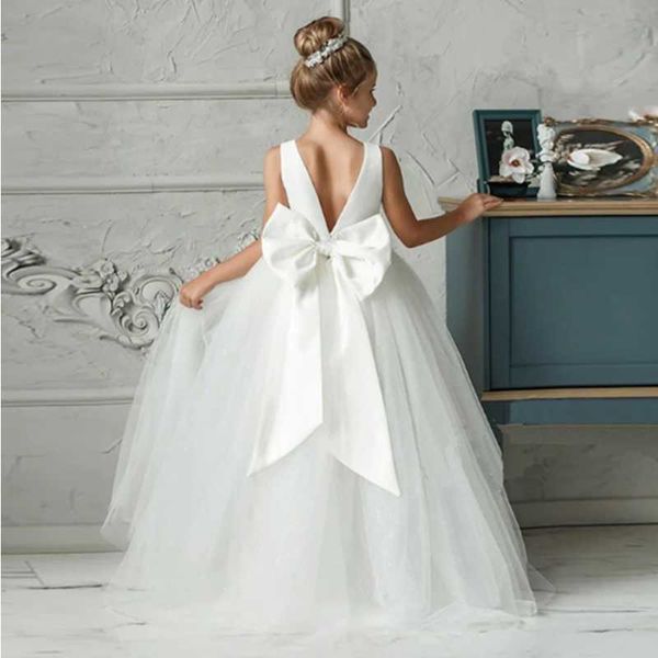 Mädchenkleider Mädchen Weihnachtskleid für Kinder Hochzeit Abend Party Brautjungfer Langes Kleid Abendkleid Kinder Teenager Neujahr Prinzessin Kostüm Z0223