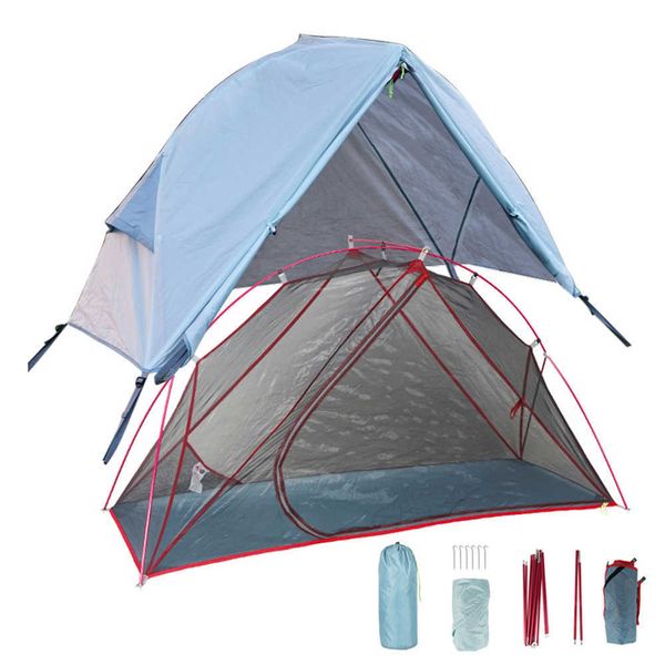 Zelte und Unterkünfte 1-Personen-Campingzelt für Kinderbett, leichtes, wasserabweisendes Zelt für Outdoor-Camping, Rucksackreisen, Reisen J230223