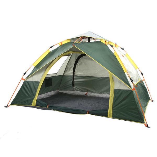 Tendas e abrigos 23 Pesson tenda de acampamento ao ar livre portátil instalação rápida tendas automáticas 23 pessoas tenda de praia à prova d'água com 2 janela j230223