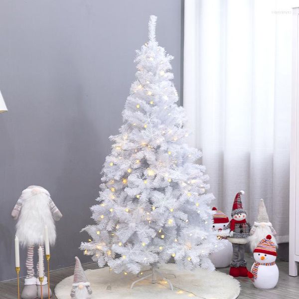 Weihnachtsdekorationen 120 cm/150 cm künstlicher Baumszenen Dekor Verschlüsselung PVC Weiße Lichtstreifen Set DIY Hand Weihnachtsfeier Party Jahr