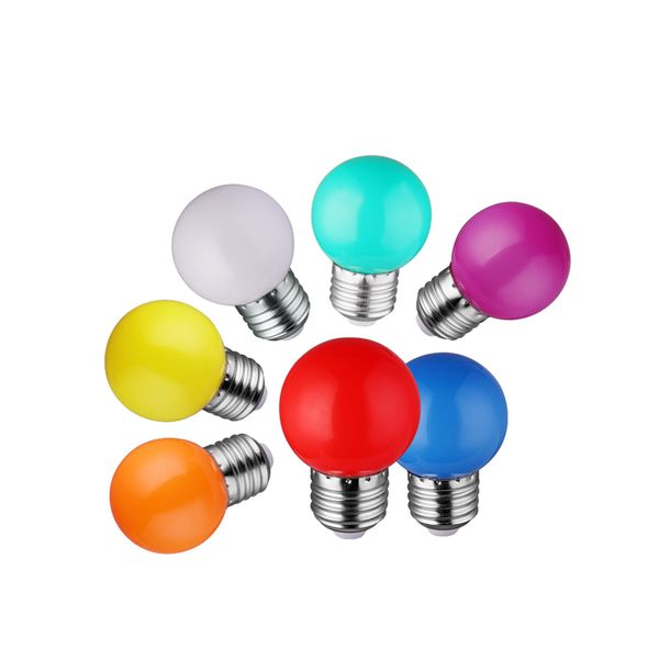 3-farbig dimmbare G45-LED-Lampen, 40 W, 2700 K, 4 W, E26, E27, LED-Kugellampe, Deckenventilator, Kronleuchter, Waschtischleuchte, AC85–265 V, Heimbeleuchtung, dekorative Decken, crestech168