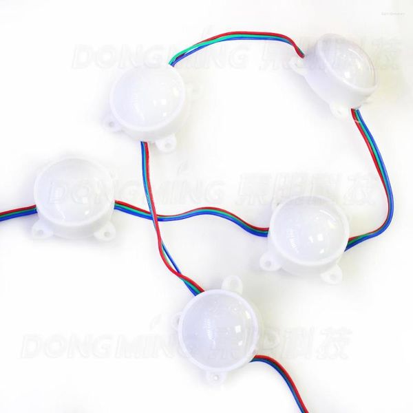 Strings LED-Modul DC12V WS2811 Pixel 6LED SMD 45mm Durchmesser IP68 20 Stück/String Außenleuchte Mini-Einzellichter