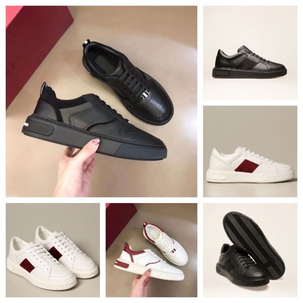 Fashion Famous Brand Mens Mensy Moony Sneaker Shoes Stripe Кожаный черный комфорт, коренастый мужчина, скейтборд, белая прогулочная обувь скидка на открытые тренеры Eu38-46