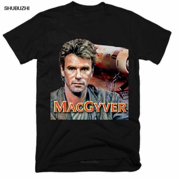 Camisetas masculinas MacGyver Men T-shirts Streetwear Fashion Tshirt Homme Humor camise