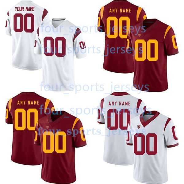 Maglie USC Trojans College Football 32 O.J Simpson 33 Marcus Allen 42 Ronnie Lott 43 Troy Polamalu 47 Clay Matthews 55 Junior Seau 2 Robert Woods 5 Reggie Bush