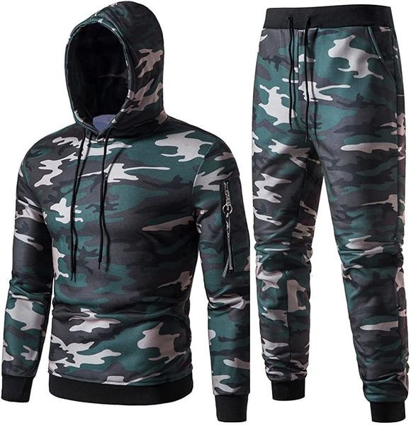 Erkek Trailtsits 2 Parça Set Spring Winter Tweatsit Soath Hoodie Sports Jogging Suits Setleri Giyim 230223