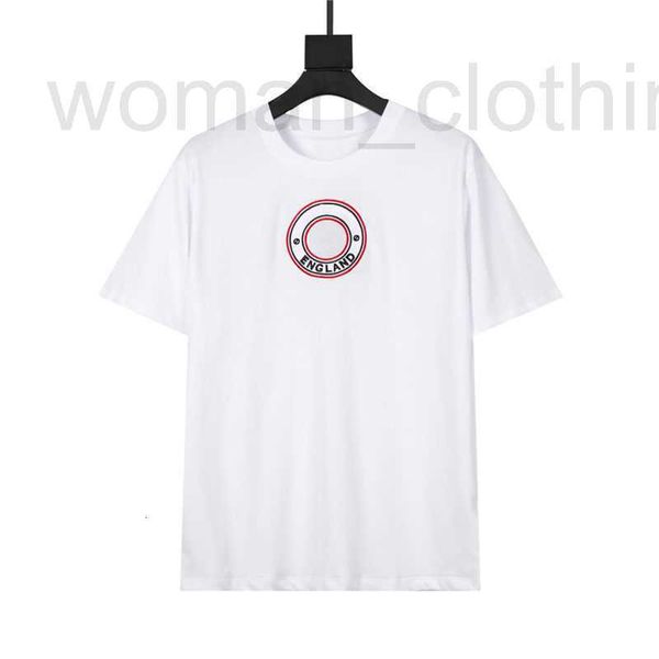 Designer berühmte Herren T-Shirts England Buchstaben T-Shirts Hight Qualität Männer Frauen Stylist Kurzarm T-Shirt RQ9C