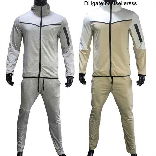 Erkekler Tasarımcı Trailtsuits hoodies jogger takım elbise ceket pantolon seti kapüşonlu erkek ter takım elbise teknoloji polar siyah katı marka 2023 Sonbahar Kış kapüşonlu kunp