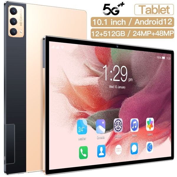 Tablet-Computer TIENKIM 10 Zoll SIM-Kartensteckplatz für Internet und Anrufe 3G 4G Android 12.0