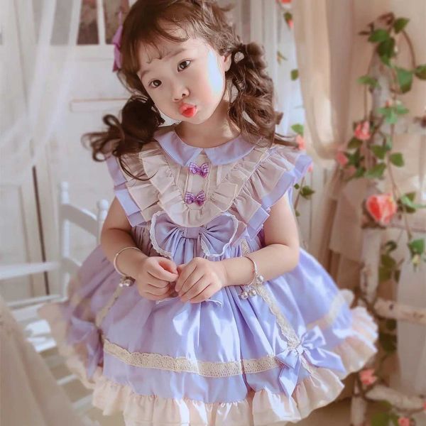 Vestidos de menina menina Gress Kids Dress Summer Dress Baby Princess Dress Girl Lace Tutu Baby Cake Dress Dress Vestido de Birthday Festa de Aniversário G230222