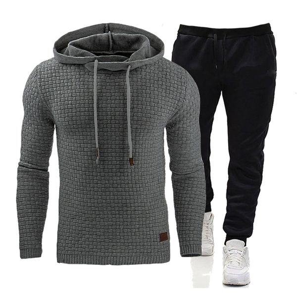 Herren Trainingsanzüge Trainingsanzug Lässige Sweatshirts Sets Schlanke Hoodies Hosen Zweiteiliges Set Streetwear Sportbekleidung Anzug Männliche Modekleidung 230223