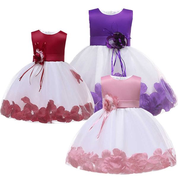 Vestidos da menina 0 a 2 anos de idade criança infantil vestidos formais e vestidos rosa roxo azul e amarelo vestido para bebês meninas roupas verão