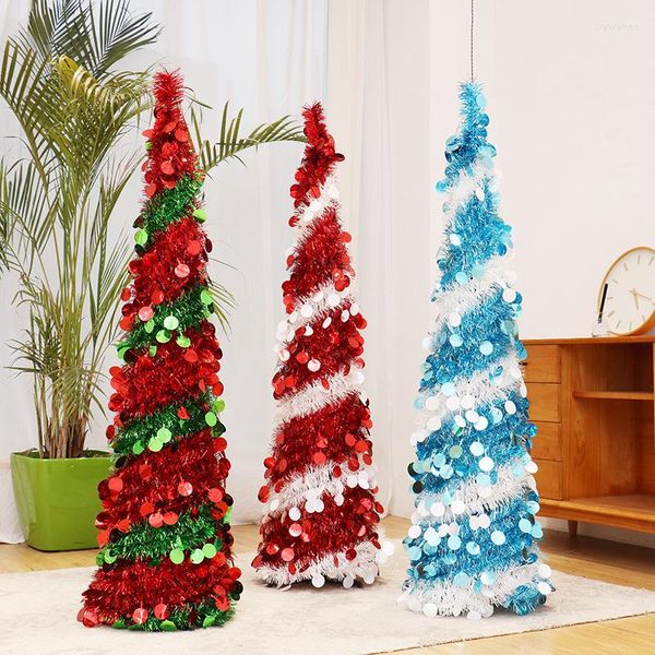 Decorações de Natal Casa PVC Ornamento dobrável