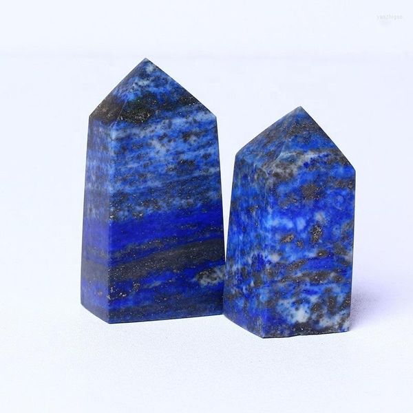 Dekorative Figuren natürlicher Kristallwand Lapis Tower Point Quarz