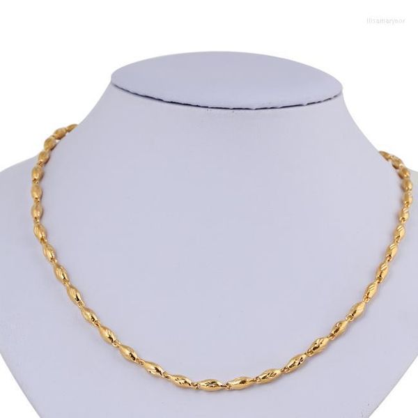 Hohe Qualität Gold Kette Edelstahl Halskette Für Frauen Männer Mode Schmuck Geschenk Zarte NecklacChokers Llis22