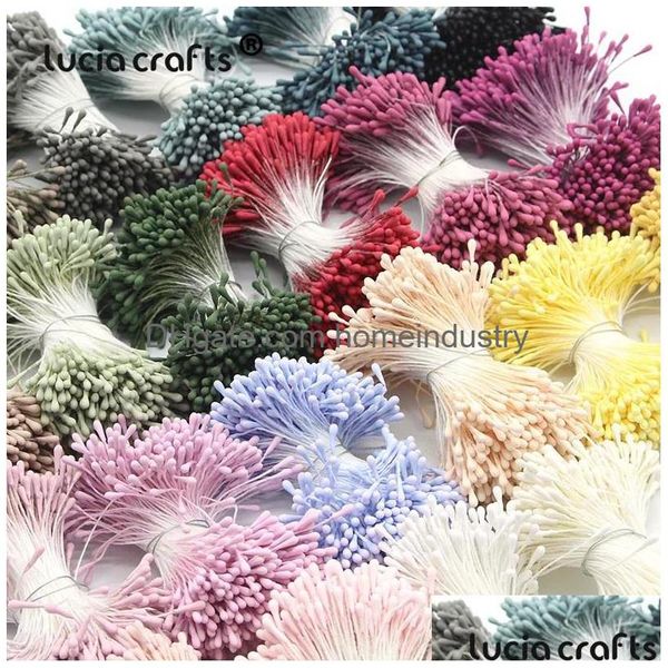 Dekorative Blumen Kränze 400 Teile/los Staubblatt 2mm DIY Künstliche Kranz Für Party Home Decor Drop Lieferung Garten Festliche S Dhpsu