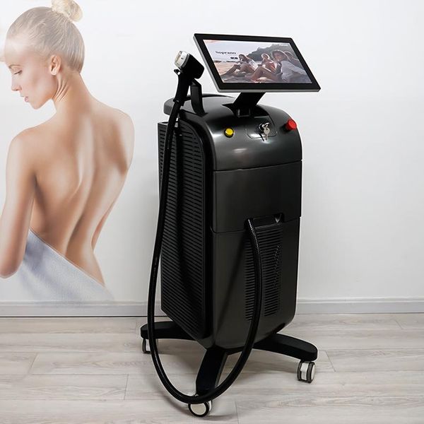 Outros itens de beleza de saúde gelo platina mais popular calmo 1200W 755 808 1064 Máquina de remoção de cabelo a laser de diodo