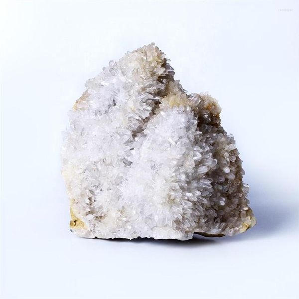 Figurine decorative Crystal Crystal Crystal Transparent White Quartz Cluster Decorazioni per la casa Artigianato