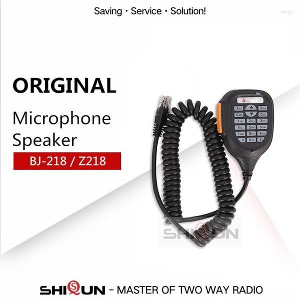 Walkie Talkie BJ-218 Microphone Seapker Professional Phigh Mic Mic Disceer Radio BJ-318 Z218 Tangent PBJ 218 318