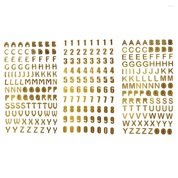 Geschenkpapier, glitzerndes Alphabet, dekorativer Aufkleber, selbstklebender Buchstabe, Zahl, Scrapbook-Aufkleber für Kinder