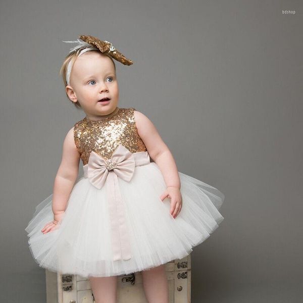 Девушка платья детское детское платье для девочек принцесса лук Тул ТУТУ ПЕРЕДЕЛИ Свадьба День рождения.