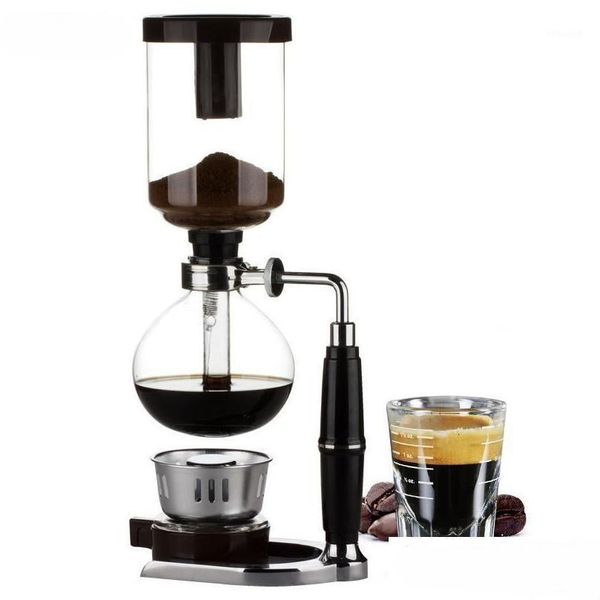 Kaffeetöpfe 3Cup 5 Tasse Tabletop Glas Siphon Siphon Maker Drop Lieferung Hausgarten Küche Essbar Kaffee Dhdvs