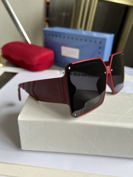 Luxus-Sonnenbrille für Damen, modische Herren-Sonnenbrille, UV-Schutz, Designer-Brille, Farbverlauf, Metallscharnier, Damenbrille, Box 8610
