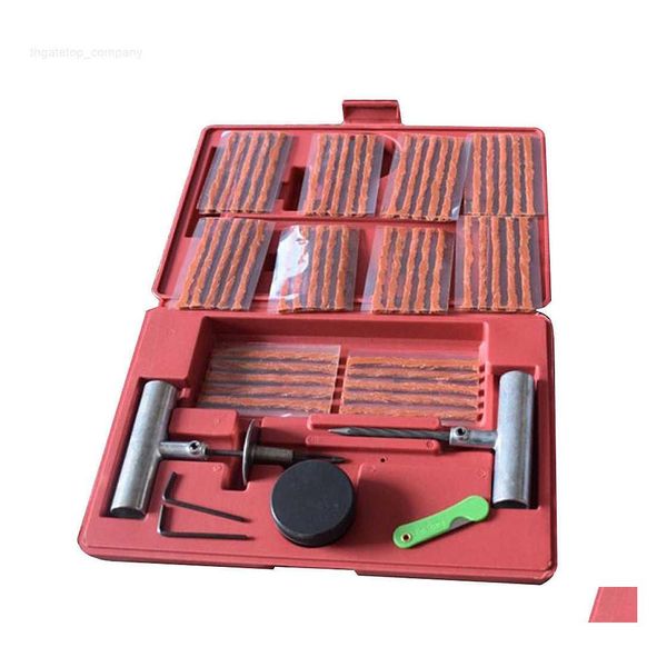 Altro Elettronica per auto 57 Confezioni Vrachtwagen Tubeless Kit di riparazione pneumatici Universele Fix Lekke Tool Car Drop Delivery Cellulari Motociclette Dhwom