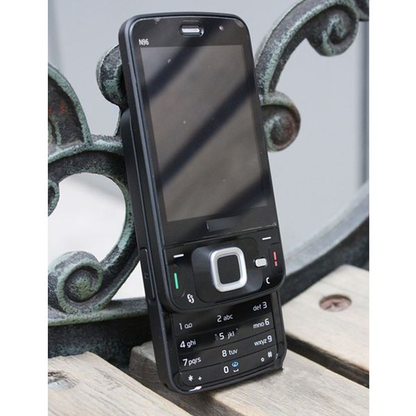 Cellulari ricondizionati Nokia N96 8G Memory 3G WCDMA Slide Phone Wifi Musica multilingue con scatola