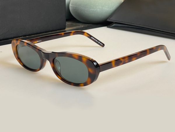 557 Shade Oval Acetat Schwarz Sonnenbrille Damen Herren Havanna Grün Sonnenbrille Sunnies Designer Sonnenbrillen occhiali da sole Sunnies UV400 Brillen mit Box