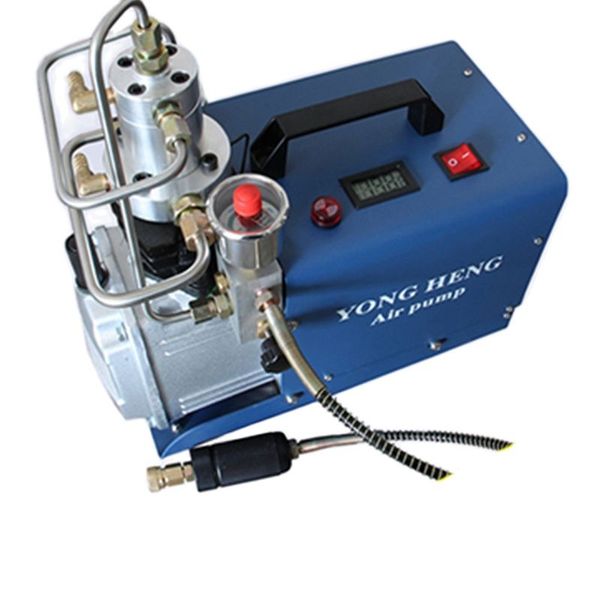 300BAR 30MPA 4500PSI Elektrischer Luftkompressor Hochdruckluftpumpe für pneumatischen Scuba PCP Inflator 220V