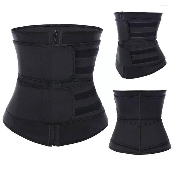 Frauen Shapers Frauen Taille Trainer Fitness Sauna Schweiß Neopren Abnehmen S-3XL Gürtel Reißverschluss Körper Gürtel Strap mit Modellierung Shapewe S0T6