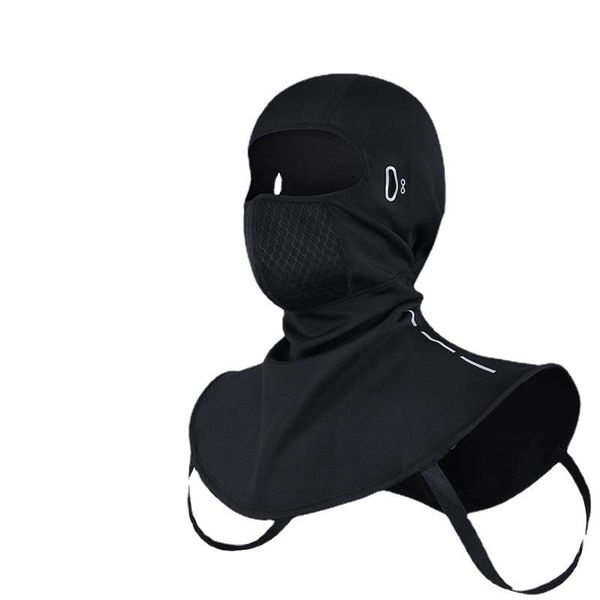 Caschi da moto Inverno Caldo Maschera da sci Bicicletta Veicolo elettrico Copricapo antivento e resistente al freddo Maschera per il viso all'apertoMoto