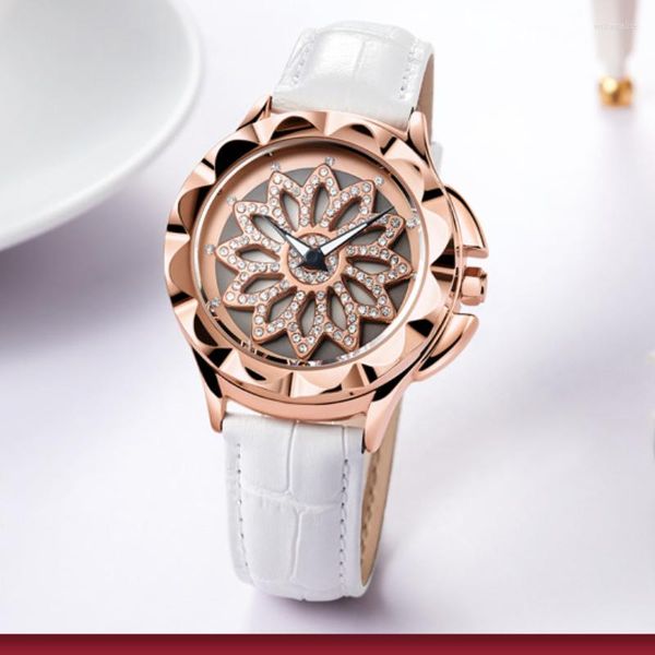 Нарученные часы 2023 Водонепроницаемые винтажные часы отражают роскошные продукты повседневные дамские бриллиантовые часы