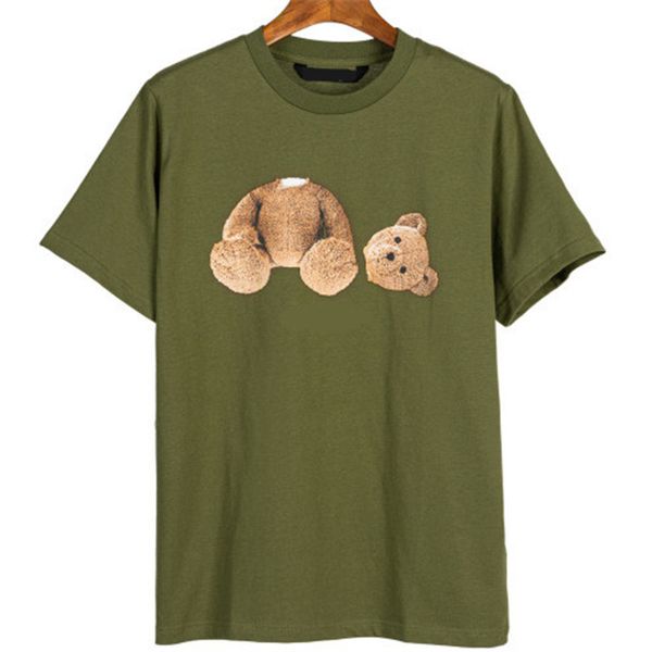 Magliette da uomo firmate maglietta maglietta di palma maglietta per uomo donna estate ghigliottina orso stampato manica corta magliette bianche camicie per donna camicia da uomo polo da uomo designer