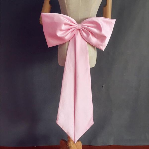 Поясные поясные ремни отдельные розовые атласные платья для вечеринки с увольнными выпускными платья с лентой 230224